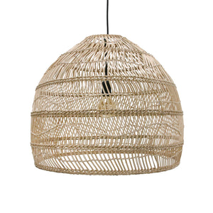 Extra Large Hand Woven Natural Wicker Pendant